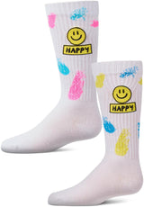 Memoi Girls Happy Paint Knee Socks - MKF-7242