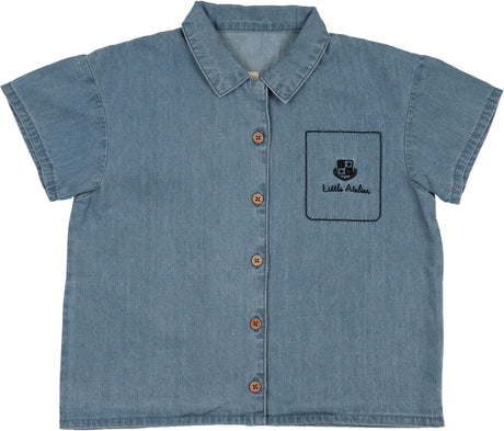 Analogie by Lil Legs Denim City Collection Boys Short Sleeve Shirt - DCSH