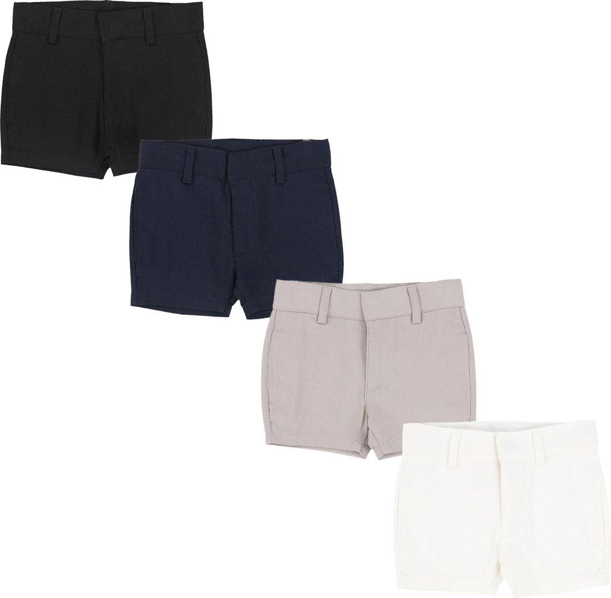 Lil Legs Shabbos Basic Collection Boys Linen Dress Shorts – ShirtStop