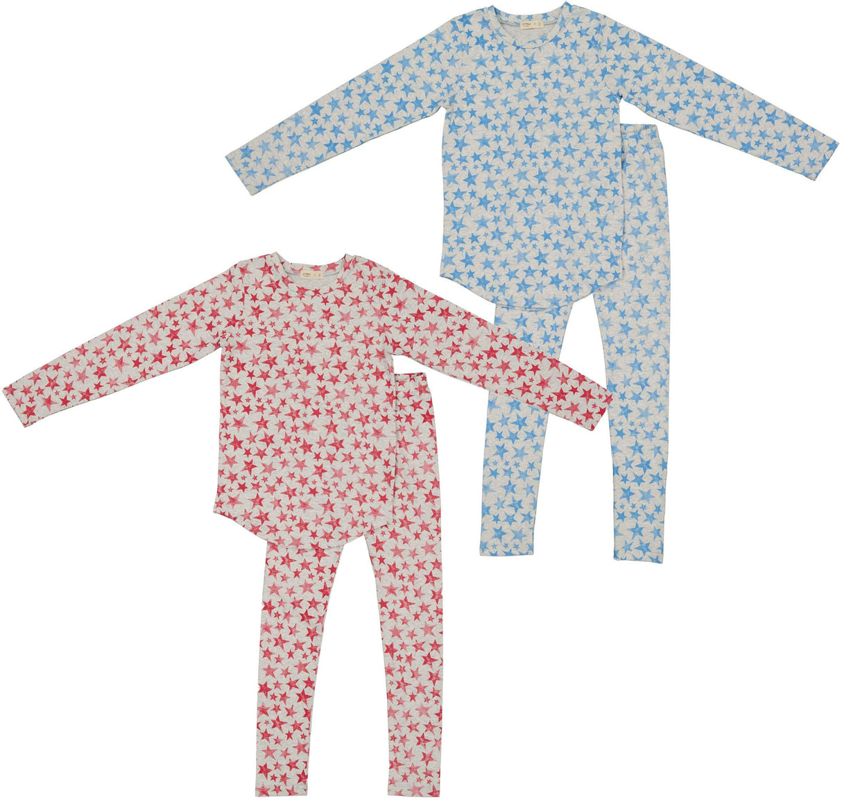 Crew Lounge Boys Girls Cotton Stars Pajamas - SG3117