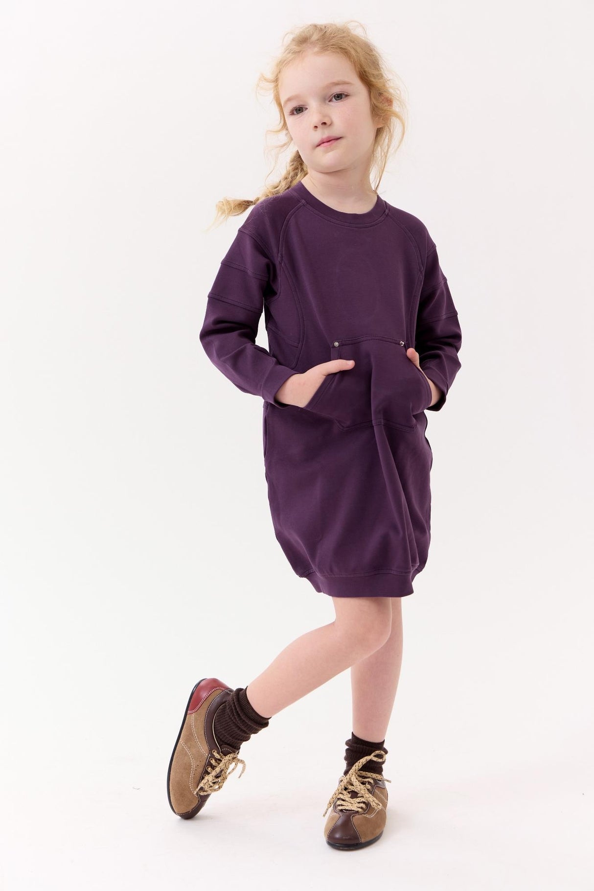 Crew Kids Girls Pocket Dress - AL3237