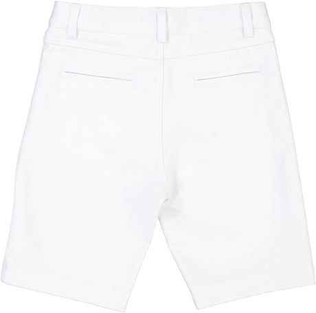 Mocha Noir Boys Stretch Dress Shorts - ASCP305S