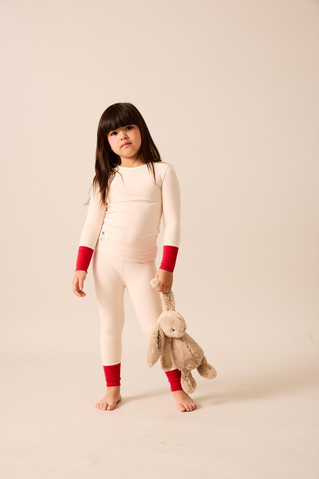 Lil Legs Pitter Patter Collection Boys Girls Cotton Color Block Pajamas Lounge Set - CBLST