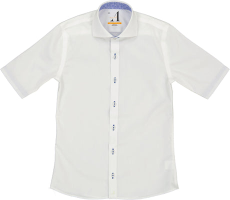 Alviso Boys Short Sleeve Dress Shirt with Contrast - Spring 2026