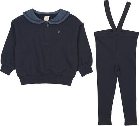 Analogie by Lil Legs Sweet Campaign Collection Baby Boys Sailor Collar Outfit - AF26TS118