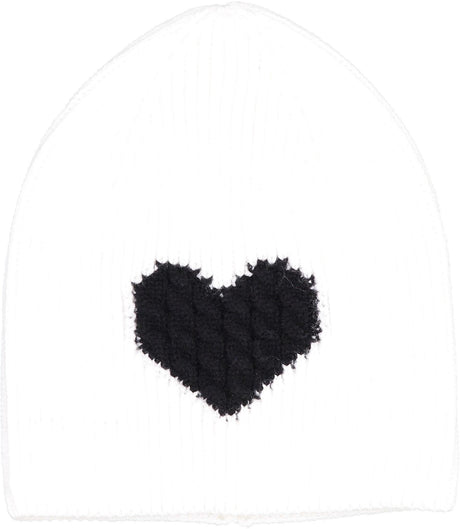 Zubii Girls Cable Heart Knit Beanie Hat - ZU034