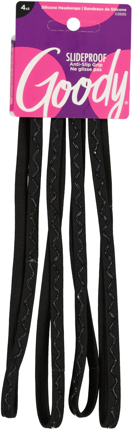Goody Slideproff 9MM Headwrap 4 Pack - 03695