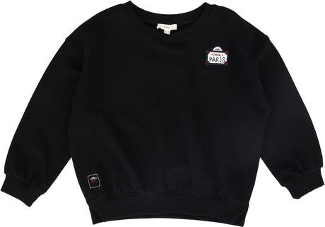 Analogie by Lil Legs Mon Paris Collection Girls Sweatshirt - AF26T512