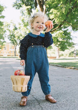 Analogie by Lil Legs Sweet Campaign Collection Boys Girls Knit Strap Bubble Suspender Overall - AF26S828