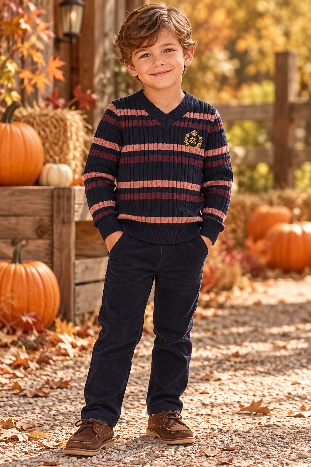 Principi Boys Striped Sweater - KW59