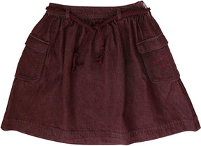 Burgundy Denim