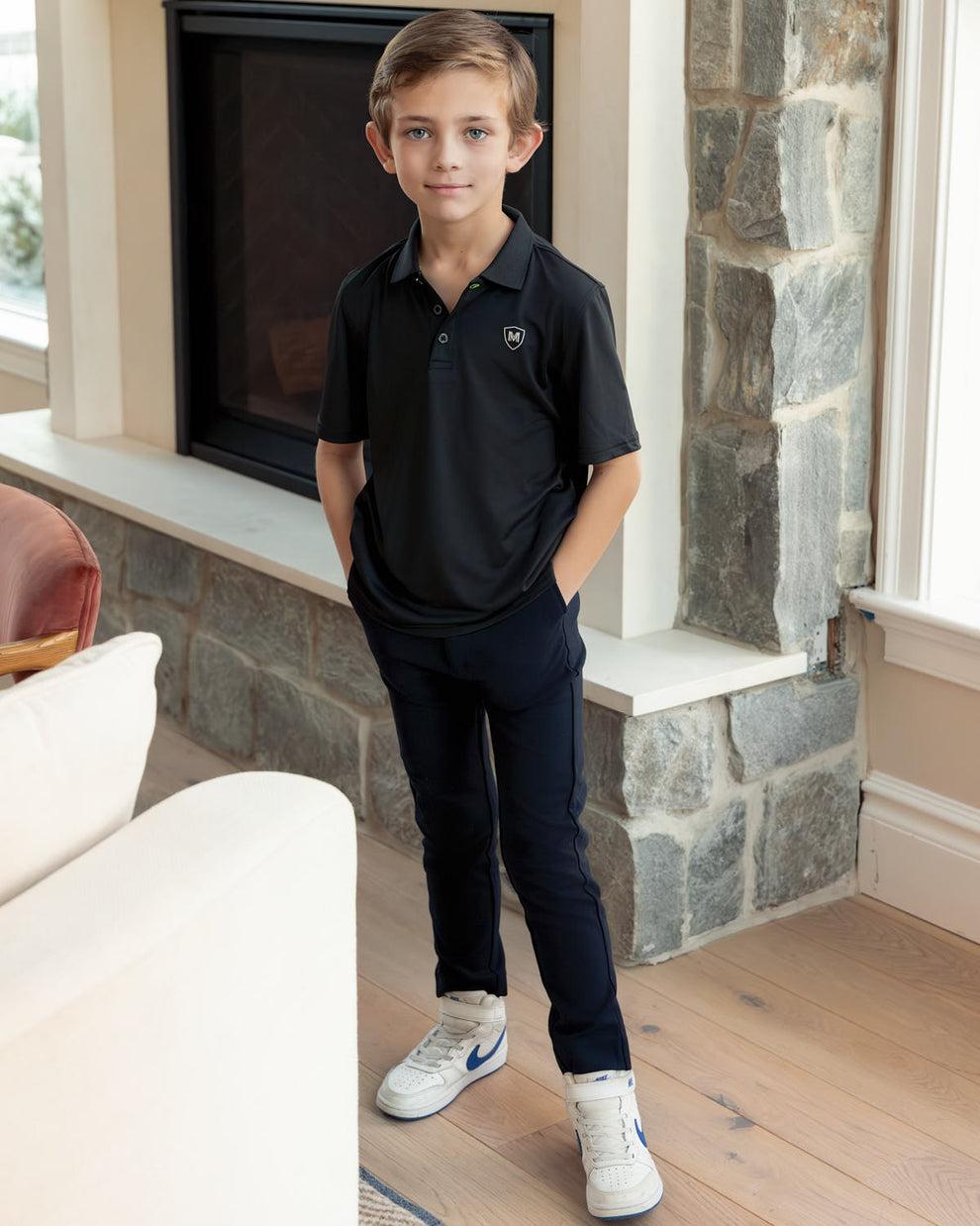 Memoi Boys Short Sleeve Polo Shirt - MBP-002