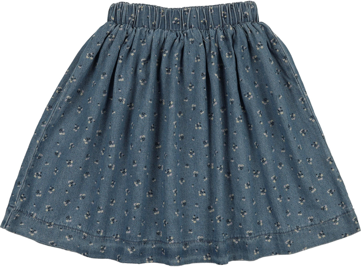 Analogie by Lil Legs Dainty Denim Collection Girls Dainty Denim Circle Skirt - DDCSKT