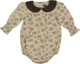 Maniere Baby Girls Eyelet Smocked Romper - ESRW25