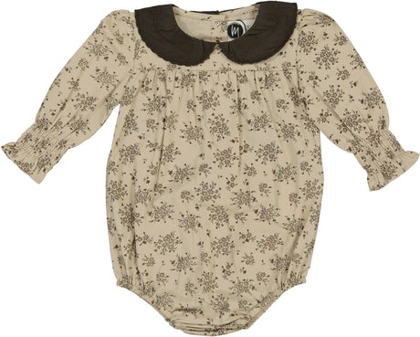 Maniere Baby Girls Eyelet Smocked Romper - ESRW25