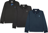 3 Buttons Boys Long Sleeve Polo Shirt - Sport Contrast