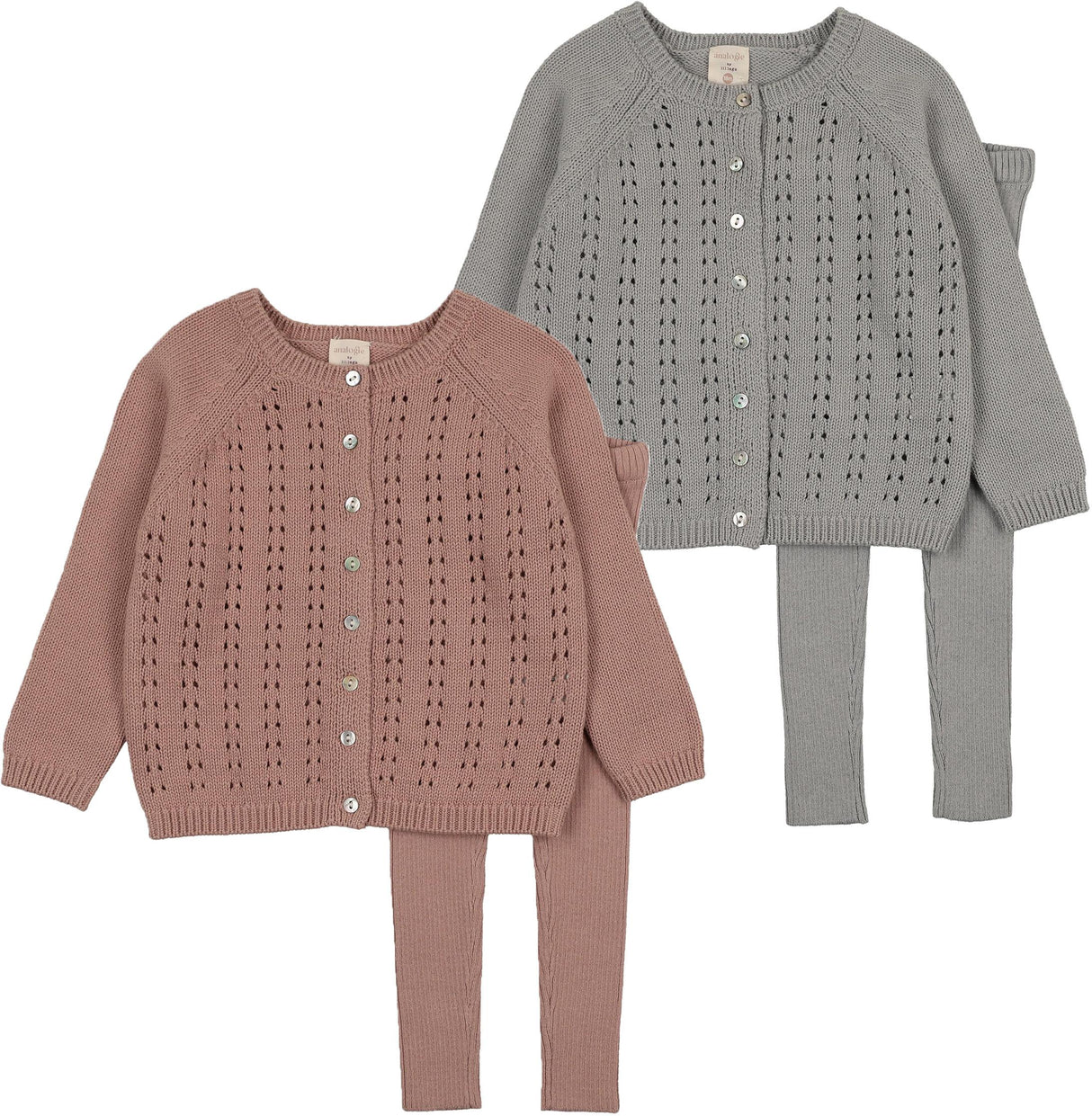 Analogie by Lil Legs Signature Collection Baby Boys Girls Cardigan Knit Outfit - ACKS