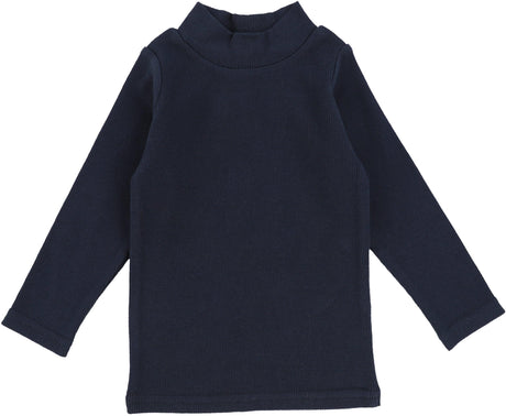 Lil Legs Ribbed Basic Collection Boys Girls Mock Neck Turtleneck