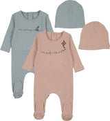 Bee & Dee Baby Boys Girls Let's Go Cotton Footie - KLG