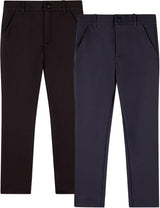 Memoi Boys Solid Two Pocket Dress Pants - MBP-500