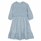 Imagine Girls Teens Embroidered Dress & Vest Set - SB6CY2931