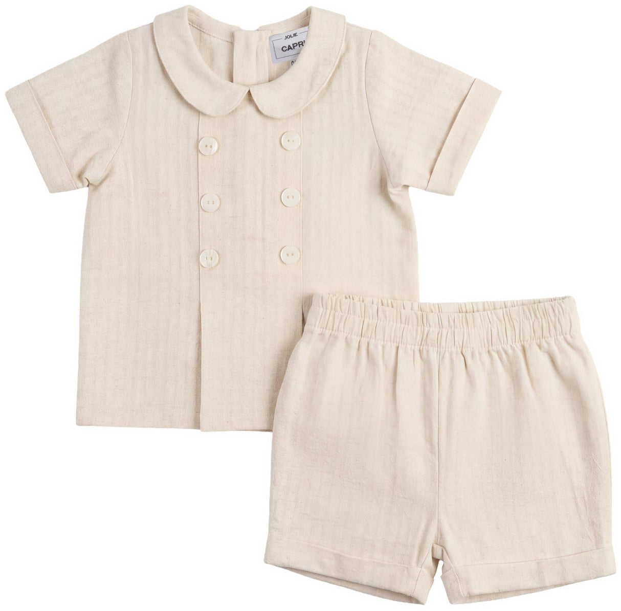 Jolie Capri Baby Boys Linen Outfit - SB6CY2899EB