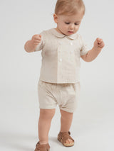Jolie Capri Baby Boys Linen Outfit - SB6CY2899EB