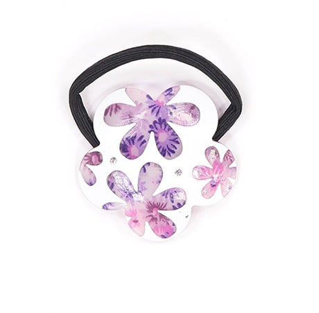 Keshet Flower Ponytail Holder - PT-5938