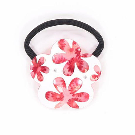 Keshet Flower Ponytail Holder - PT-5938