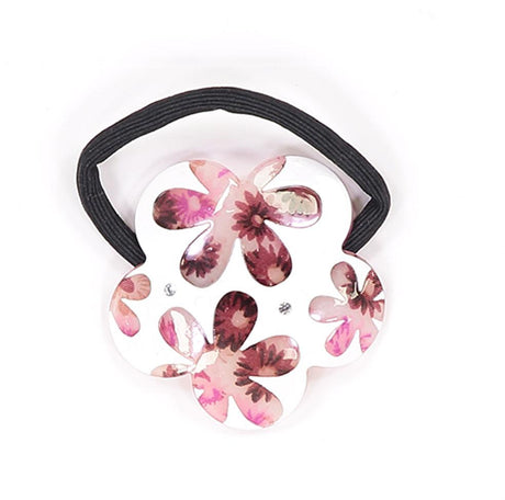 Keshet Flower Ponytail Holder - PT-5938