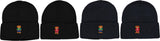 Jelly Bean Boys Girls Teddy Bear Knit Cuff Beanie Hat - JB621
