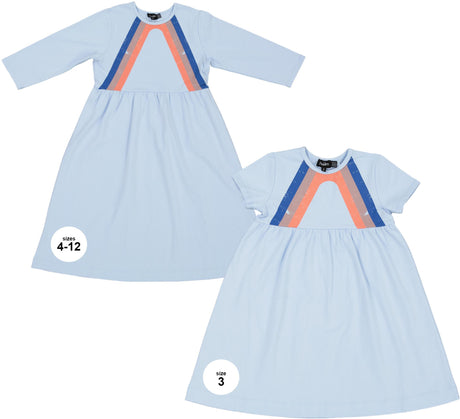 Puddles Girls Stripes Print Dress - SB6CY2887D