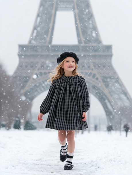 Maniere Girls Plaid Dress - PCDW25