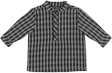 Maniere Boys Long Sleeve Plaid Dress Shirt - PCTW25