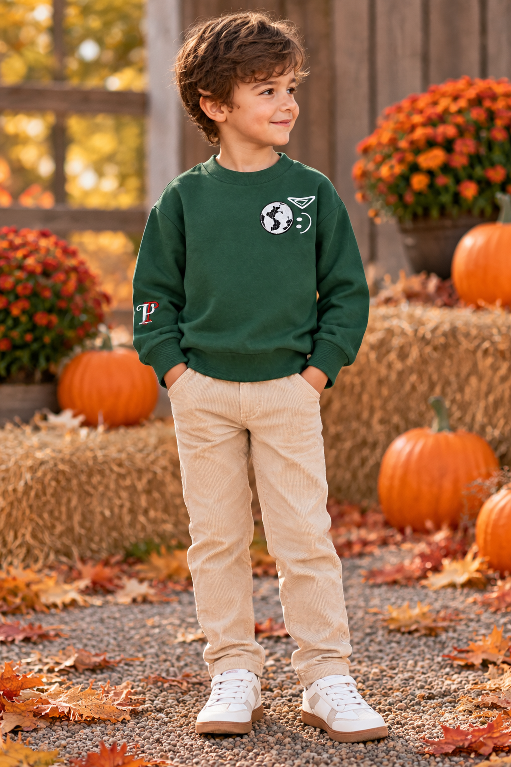 Principi Boys Smiley Sweatshirt - KW64