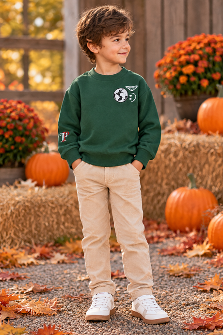 Principi Boys Smiley Sweatshirt - KW64