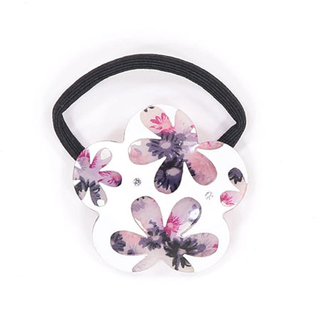 Keshet Flower Ponytail Holder - PT-5938