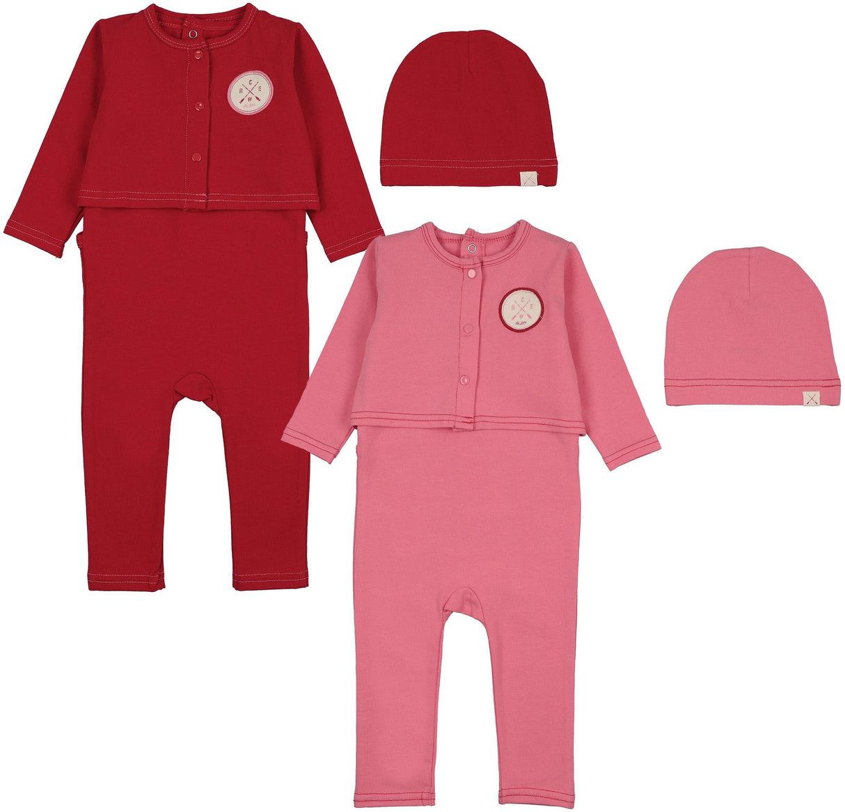 Analogie by Lil Legs Boating Crew Collection Baby Girls Footie Outfit & Cardigan Set - BCFWC