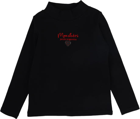Analogie by Lil Legs Velour Vibes Collection Girls Mockneck - AF26T719
