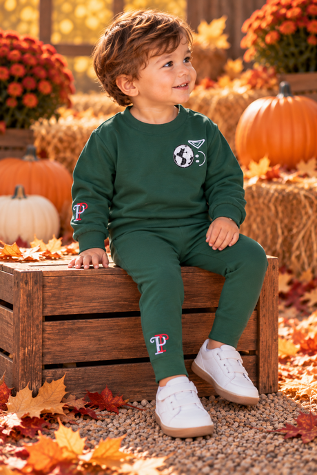 Principi Baby Boys Smiley Sweatshirt Outfit - KW67