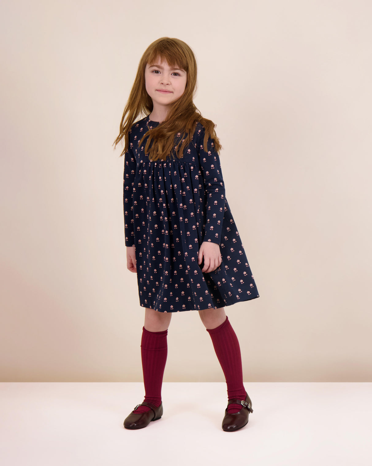 Analogie by Lil Legs Vintage Floral Collection Girls Dress - VFD
