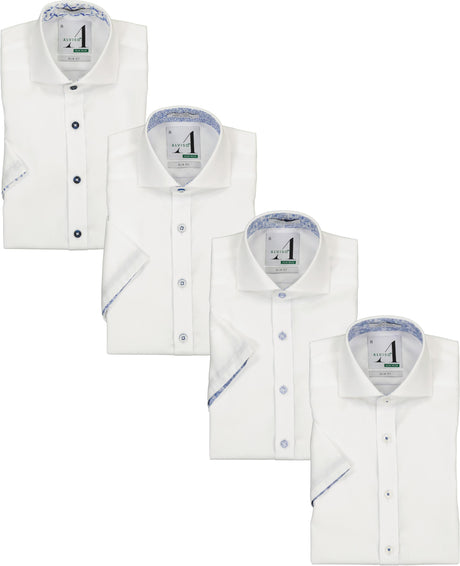 Alviso Boys Short Sleeve Dress Shirt with Contrast - Spring 2024