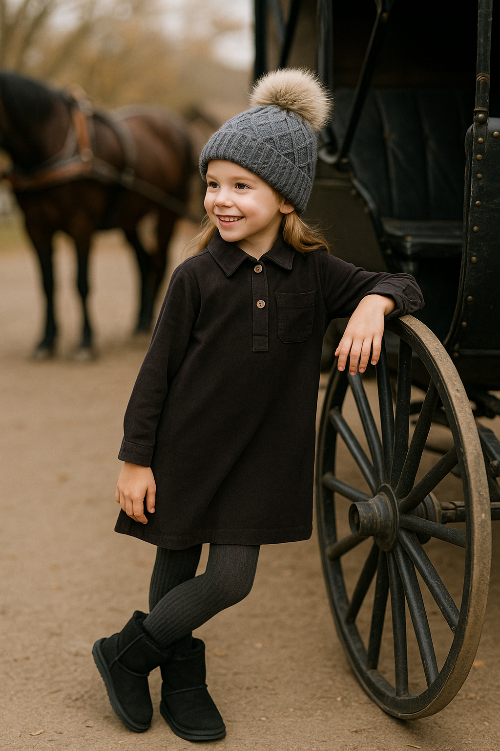 Montee Girls Denim Edit Dress - DEDW25