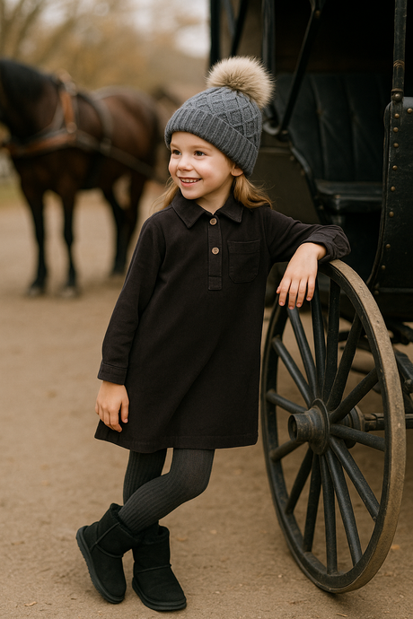 Montee Girls Denim Edit Dress - DEDW25