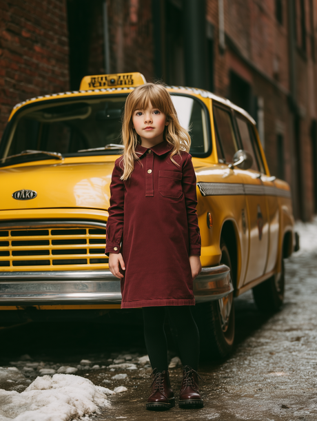 Montee Girls Denim Edit Dress - DEDW25