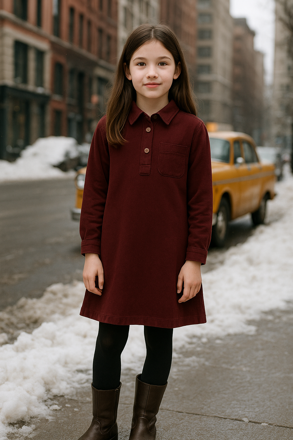 Montee Girls Denim Edit Dress - DEDW25
