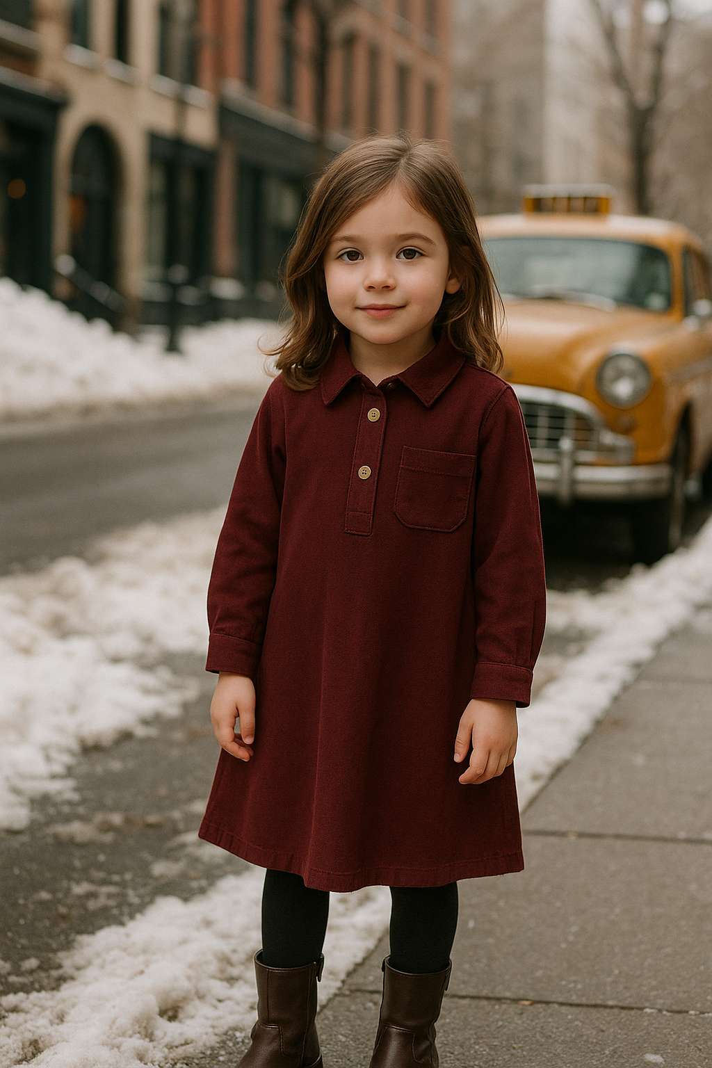 Montee Girls Denim Edit Dress - DEDW25