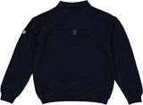 Analogie by Lil Legs Sweet Campaign Collection Boys Denim Trim Long Sleeve Polo Sweatshirt - AF26S536