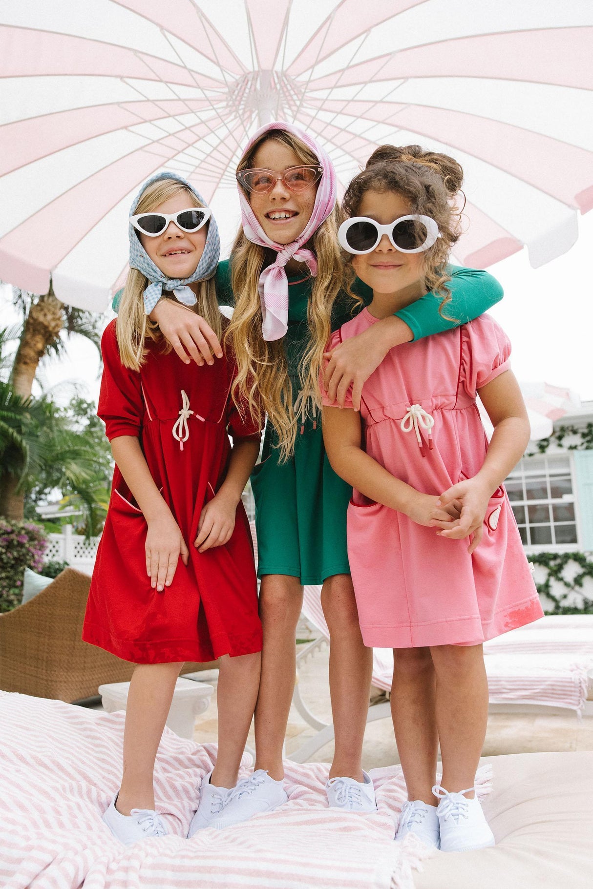 Analogie by Lil Legs Boating Crew Collection Girls 3/4 Sleeve Dress - BCDQ