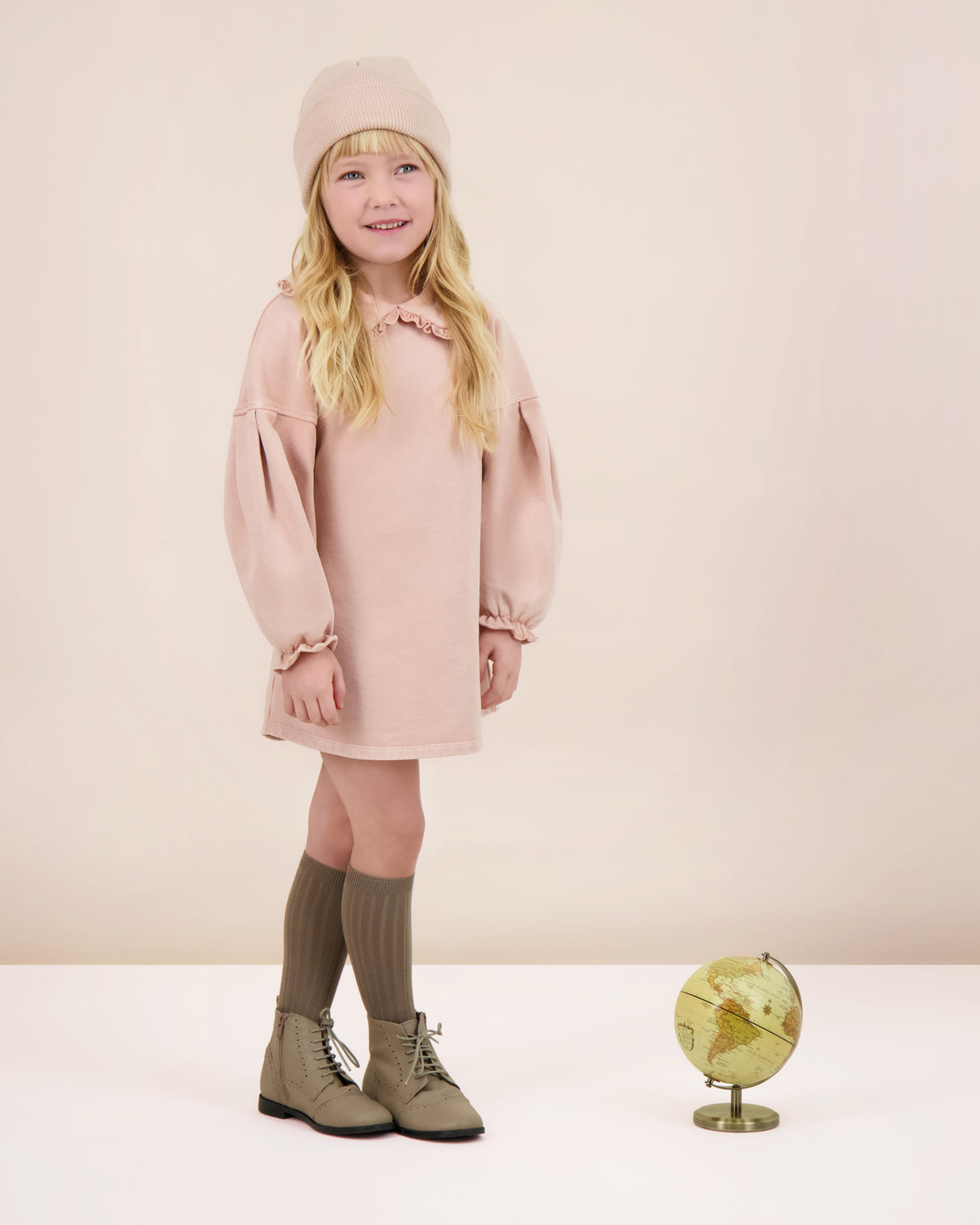 Analogie by Lil Legs Wash Sweatshirt Collection Girls Dress - WSD